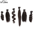 Extensão frete grátis mulheres negras grau 9a pacotes de cabelo virgem com fechamento